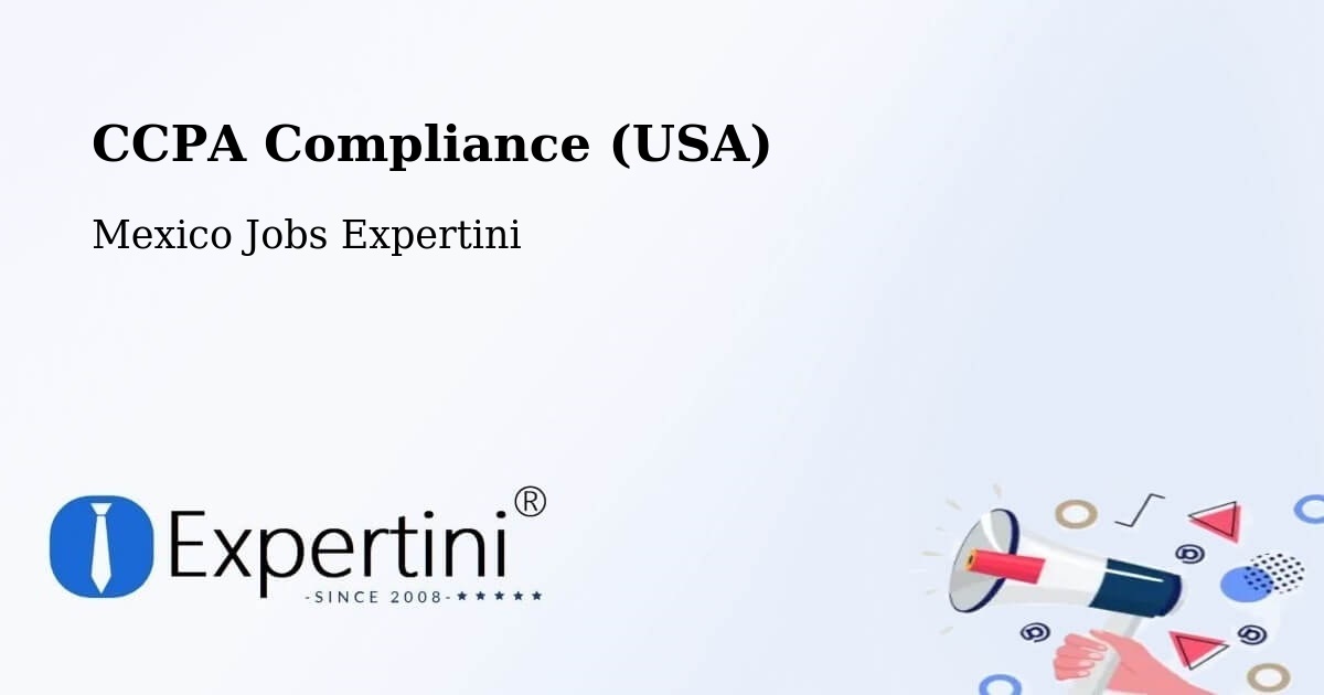 CCPA Privacy Rights & Compliance Notice – Los Tepetates - Mexico Jobs Expertini